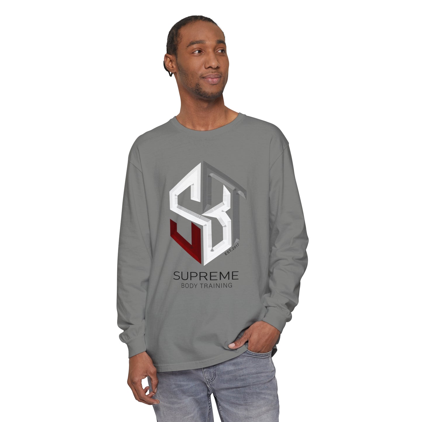 Unisex Garment-dyed Long Sleeve T-Shirt