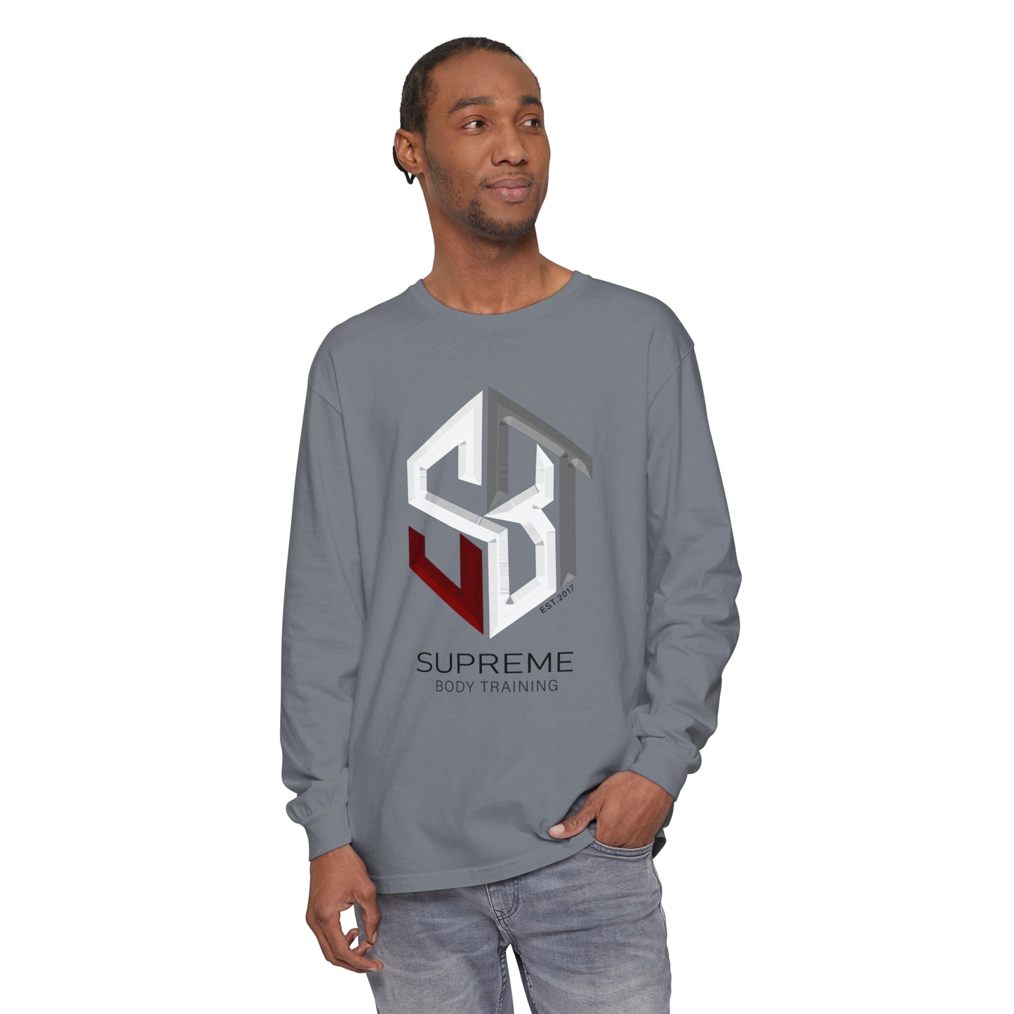 Unisex Garment-dyed Long Sleeve T-Shirt