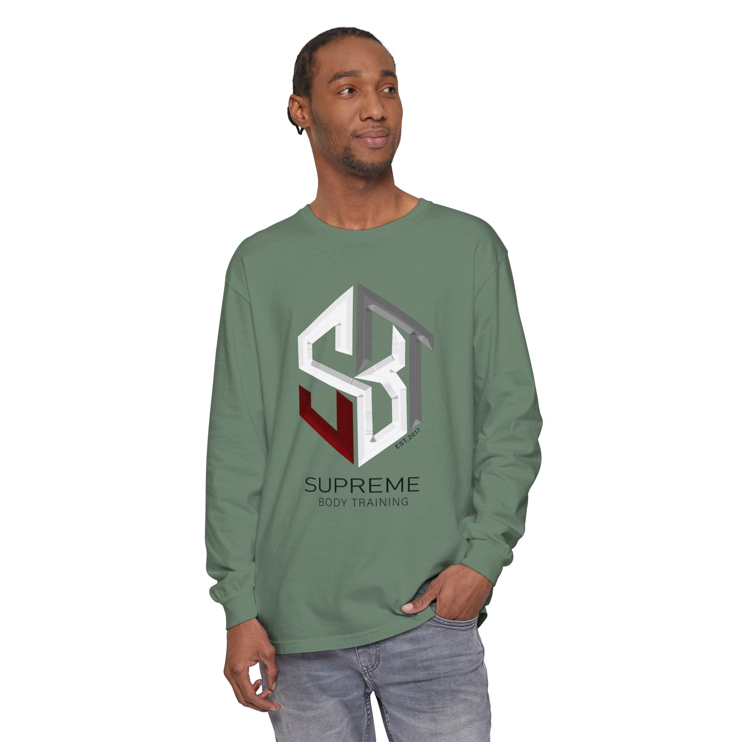 Unisex Garment-dyed Long Sleeve T-Shirt