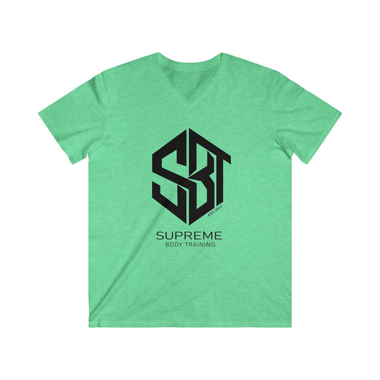 Men's Fitted V-Neck Short Sleeve Tee